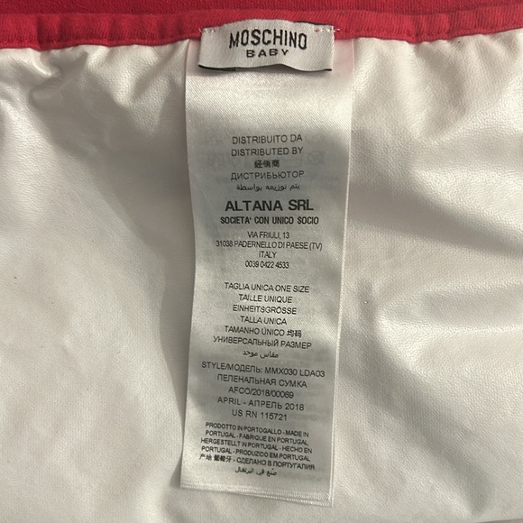 Pink Moschino Diaper Bag - Picture 7 of 12